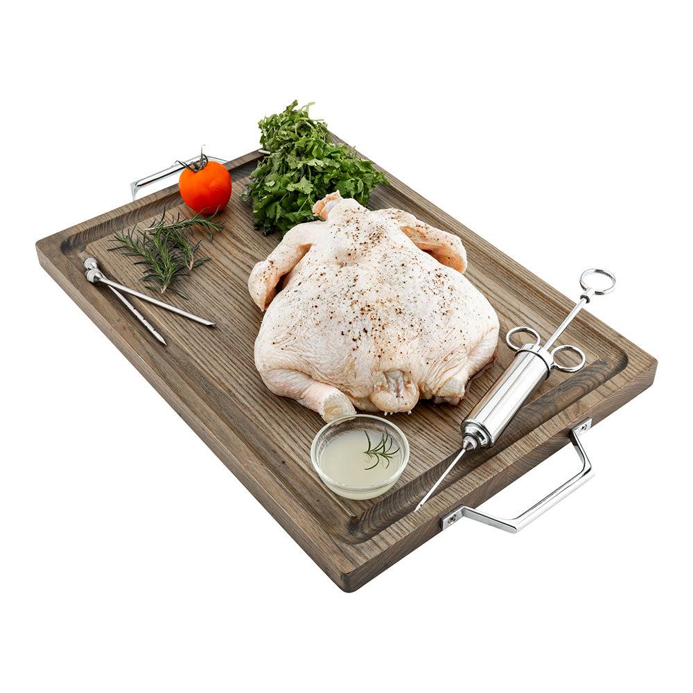 restaurantware Met Lux Stainless Steel Marinade / Meat Injector Kit - 1 count box