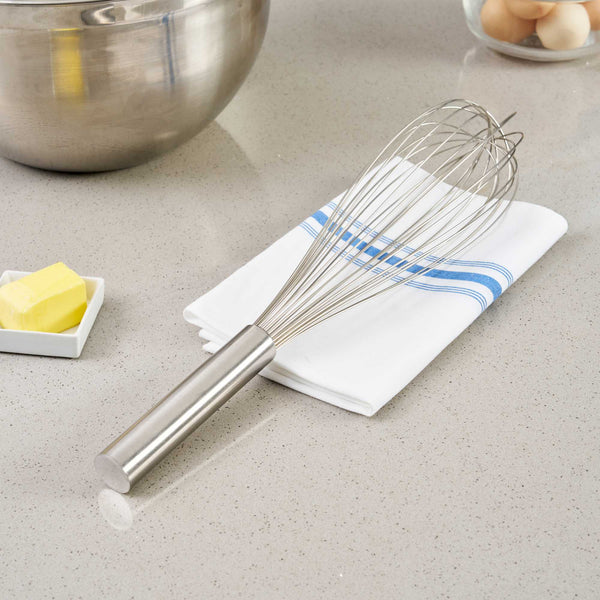 Restaurantware Met Lux Stainless Steel Piano Whisk - 16" - 1 Count Box
