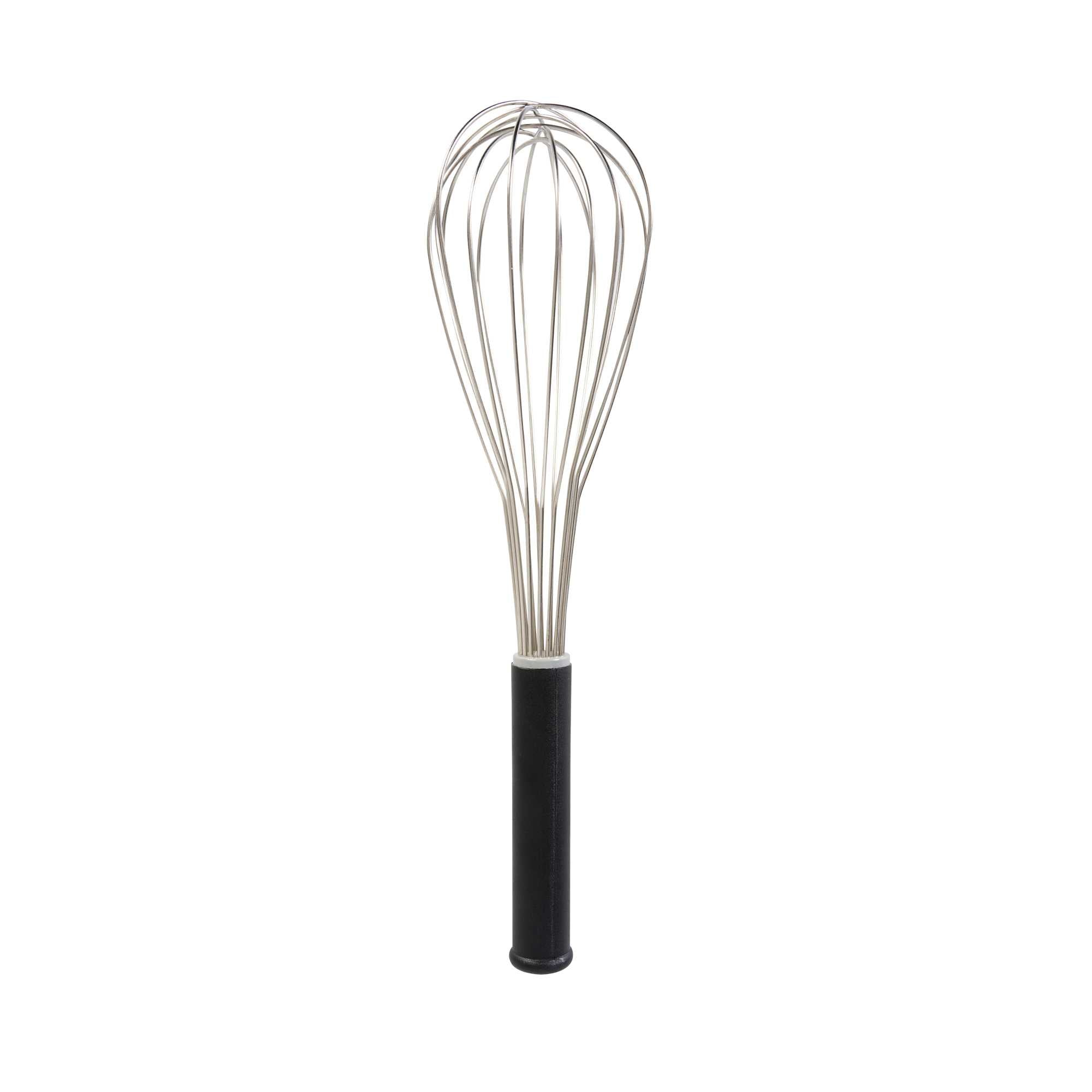 restaurantware Met Lux Stainless Steel Piano Whisk - with Plastic Comfort Handle - 14" - 1 count box