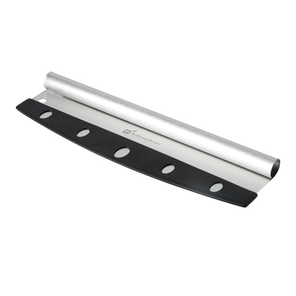 Restaurantware Met Lux Stainless Steel Pizza Cutter / Rocker - With Cover - 13 3/4" X 3 1/2" - 1 Count Box