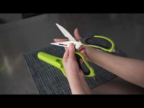Restaurantware Met Lux Stainless Steel Poultry Shears - Commercial Grade - 10" - 1 Count Box
