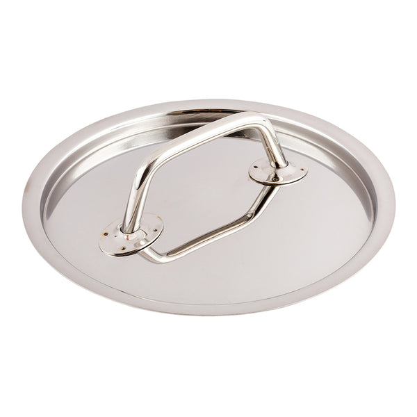 Restaurantware Met Lux Stainless Steel Sauce Pan Lid - Fits 1.5 Qt - 1 Count Box