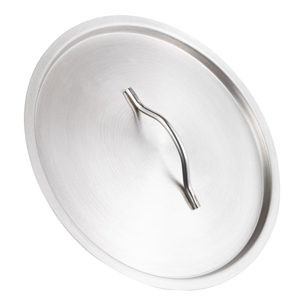Restaurantware Met Lux Stainless Steel Sauce Pan Lid - Fits 21 Qt - 1 Count Box