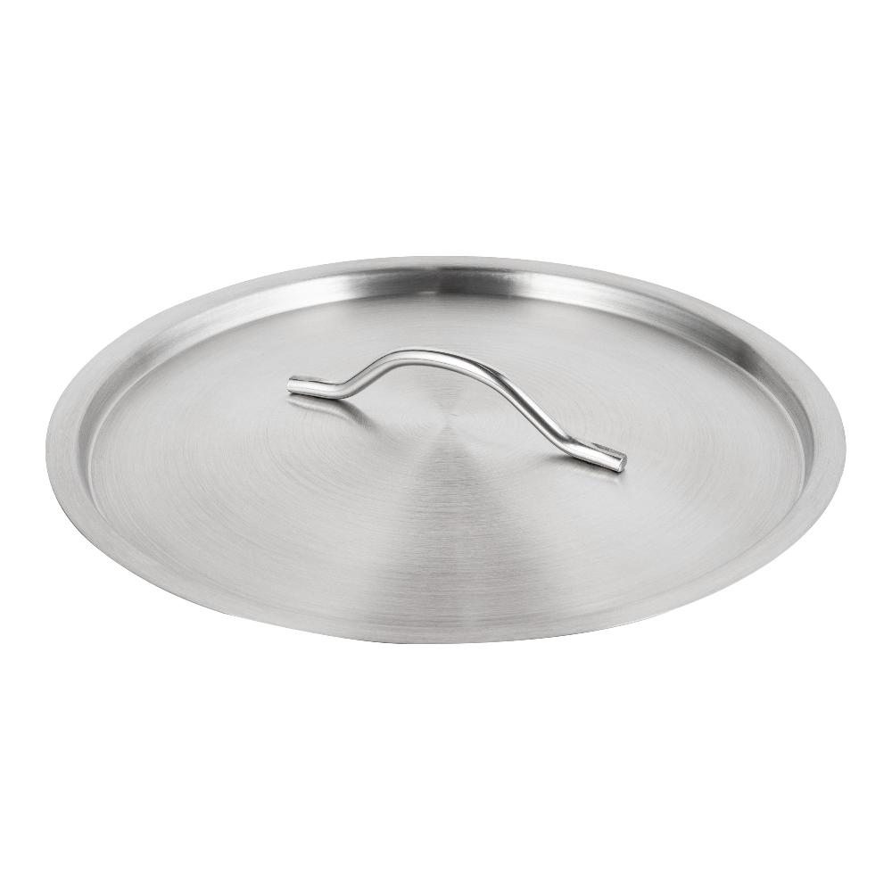 restaurantware Met Lux Stainless Steel Sauce Pan Lid - Fits 21 qt - 1 count box