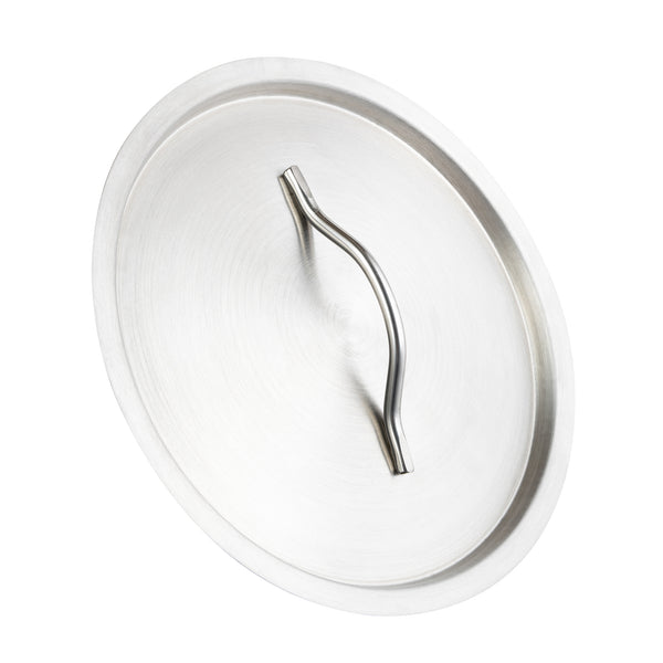 Restaurantware Met Lux Stainless Steel Sauce Pan Lid - Fits 7.5 And 13.5 Qt - 1 Count Box