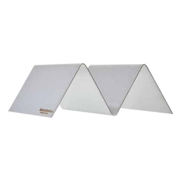 Restaurantware Met Lux Stainless Steel Single Taco Holder - With 1 Or 2 Compartments - 4 1/4" X 4" X 1 1/2" - 1 Count Box