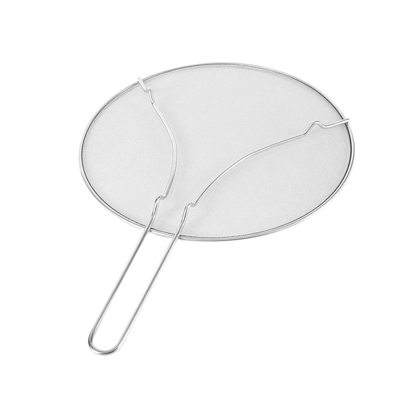Restaurantware Met Lux Stainless Steel Splatter Screen - With Resting Feet - 13" - 1 Count Box