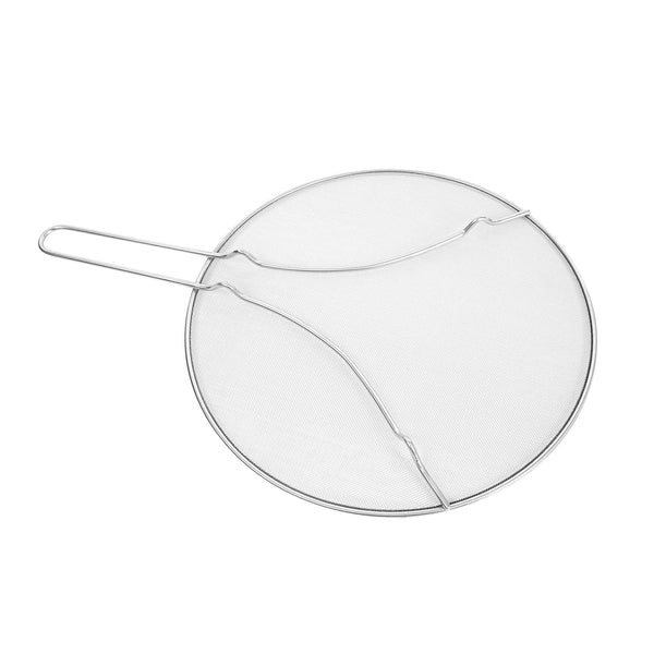 Restaurantware Met Lux Stainless Steel Splatter Screen - With Resting Feet - 13" - 1 Count Box