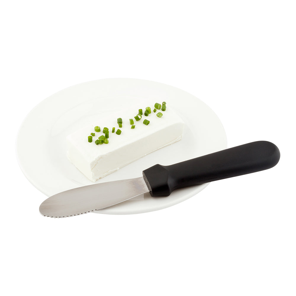 restaurantware Met Lux Stainless Steel Spreader - with Plastic Handle - 8 3/4" - 1 count box