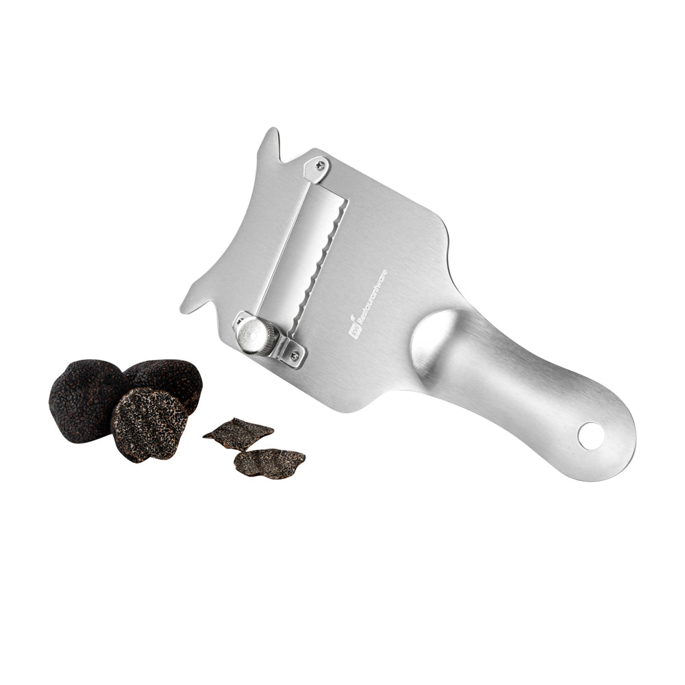 restaurantware Met Lux Stainless Steel Truffle Slicer / Chocolate Shaver - 8 1/4" x 3 1/2" - 1 count box