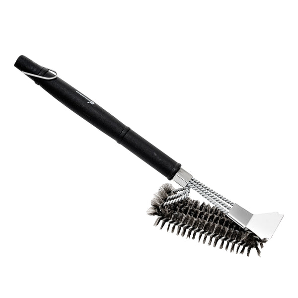 Restaurantware Met Lux Triple Head Grill Brush - 18 1/2" - 1 Count Box