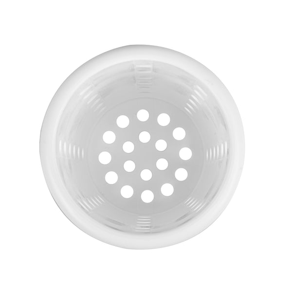 Restaurantware Met Lux White Perforated Plastic Flatware Cylinder - 1 Count Box