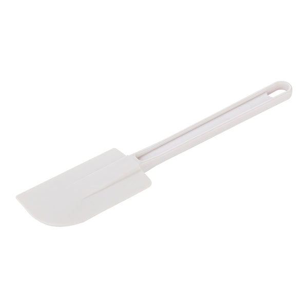 Restaurantware Met Lux White Rubber Spatula - Flat - 10" - 1 Count Box