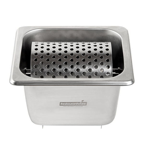 Restaurantware Met Lux White Stainless Steel Butter Wheel / Spreader - 10 1/4" X 10 1/4" X 10 1/4" - 1 Count Box