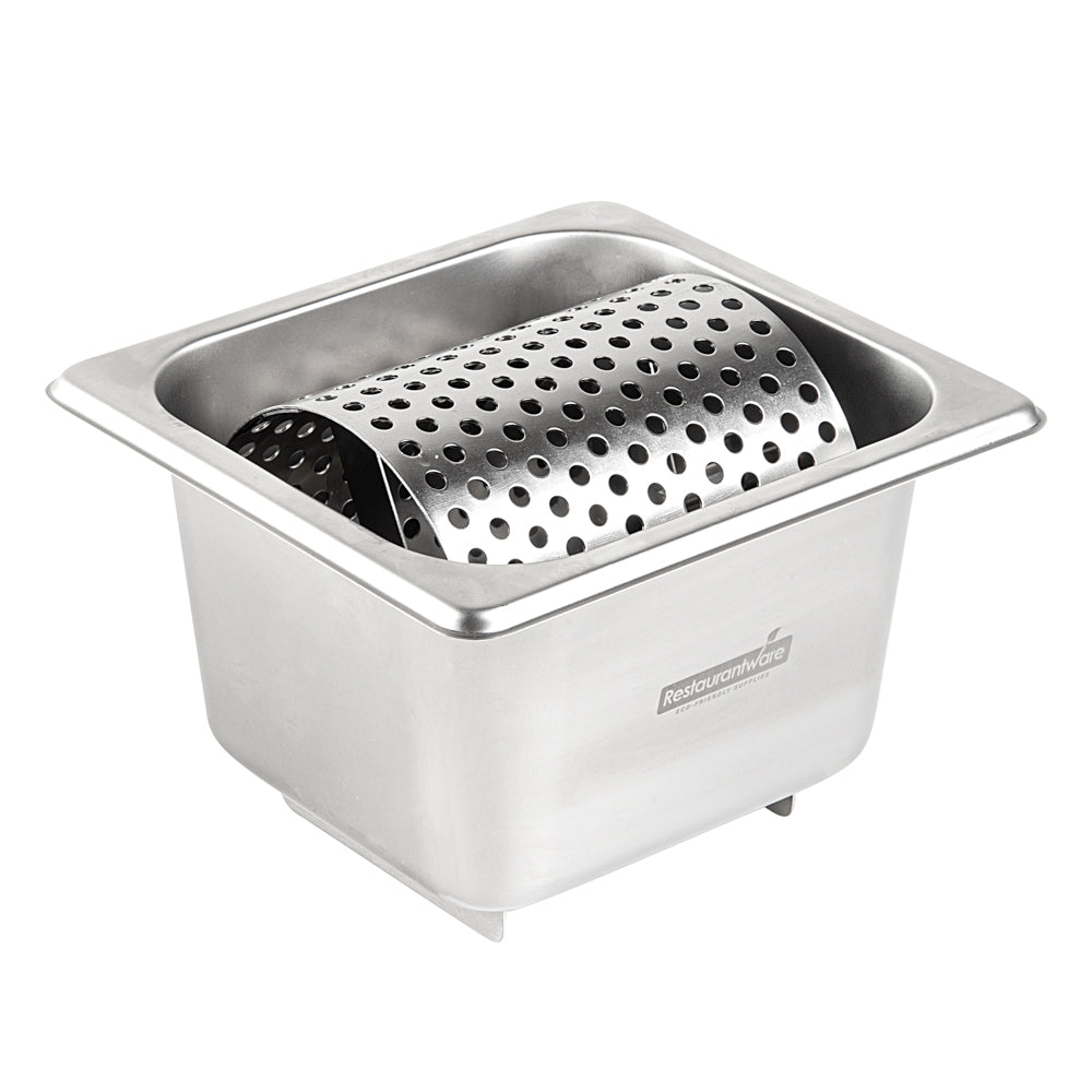 restaurantware Met Lux White Stainless Steel Butter Wheel / Spreader - 10 1/4" x 10 1/4" x 10 1/4" - 1 count box