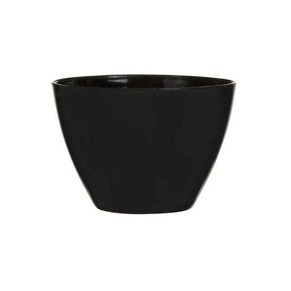 Restaurantware Mini Serve 2 Oz Round Black Plastic Mini Tasting Bowl - 2" X 2" X 1 1/2" - 100 Count Box