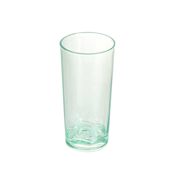 Restaurantware Mini Serve 2 Oz Round Seagreen Plastic Cannello Shot Glass - 1 1/2" X 1 1/2" X 3" - 100 Count Box
