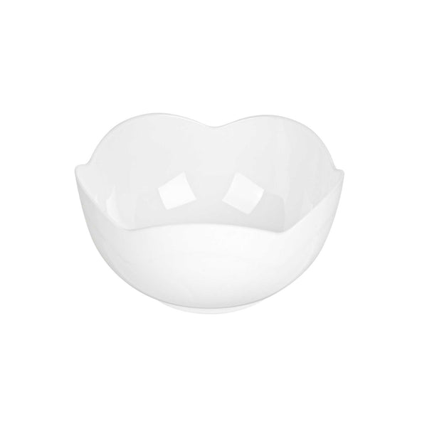 Restaurantware Mini Serve 2 Oz Round White Plastic Le Fleur Cup - 2 1/4" X 1 1/2" X 1 1/4" - 100 Count Box