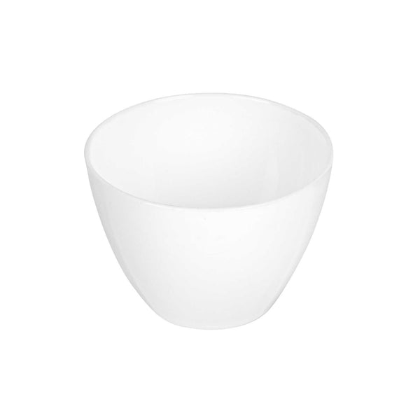 Restaurantware Mini Serve 2 Oz Round White Plastic Mini Tasting Bowl - 2" X 2" X 1 1/2" - 100 Count Box
