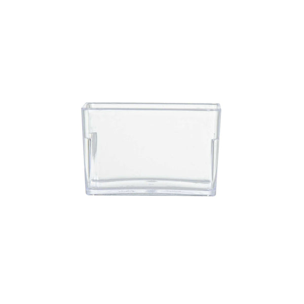Restaurantware Mini Serve 2 Oz Square Clear Plastic Short Quadrato Cup - 1 3/4" X 1 3/4" X 1" - 100 Count Box