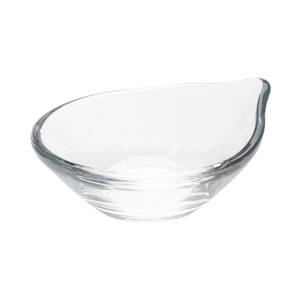 Restaurantware Mini Serve 3 Oz Glass Juvia Mini Tasting Bowl - 3 3/4" X 3 1/2" X 1" - 60 Count Box