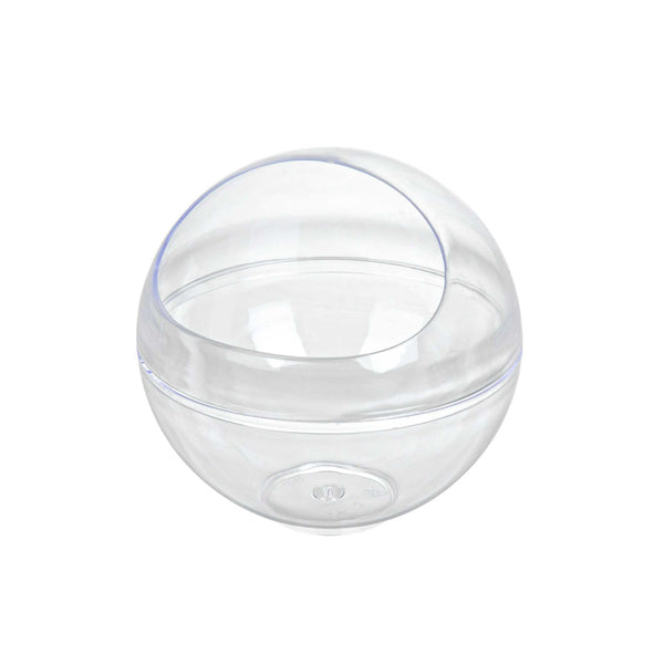 Restaurantware Mini Serve 3 Oz Round Clear Plastic Balloon Bowl - 2 1/2" X 2 1/2" X 2 1/2" - 100 Count Box