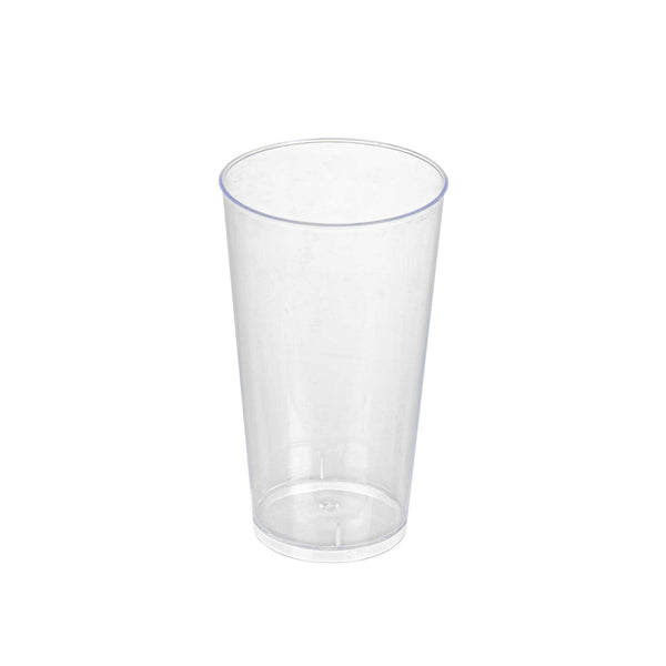 Restaurantware Mini Serve 3 Oz Round Clear Plastic Cannello Dessert Glass - 1 3/4" X 1 3/4" X 3 1/4" - 100 Count Box