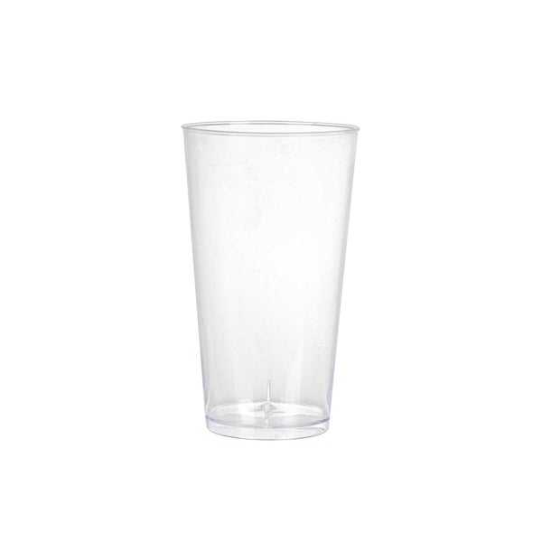 Restaurantware Mini Serve 3 Oz Round Clear Plastic Cannello Dessert Glass - 1 3/4" X 1 3/4" X 3 1/4" - 100 Count Box