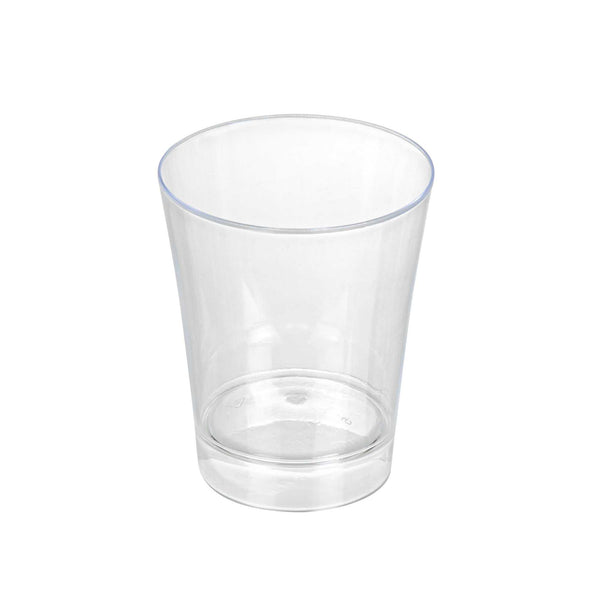 Restaurantware Mini Serve 3 Oz Round Clear Plastic Mini Parfait Glass - 2" X 2" X 2 1/2" - 100 Count Box