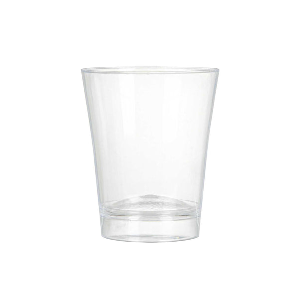 Restaurantware Mini Serve 3 Oz Round Clear Plastic Mini Parfait Glass - 2" X 2" X 2 1/2" - 100 Count Box
