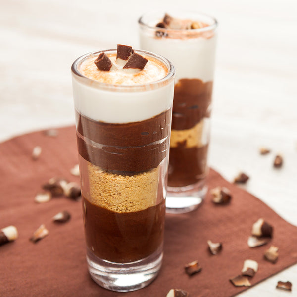 Restaurantware Mini Serve 3 Oz Round Glass Mini Cannello Dessert Shooter - 1 1/2" X 1 1/2" X 4" - 10 Count Box
