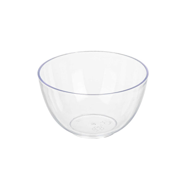Restaurantware Mini Serve 4 Oz Round Clear Plastic Bodega Cup - 3" X 3" X 1 3/4" - 100 Count Box