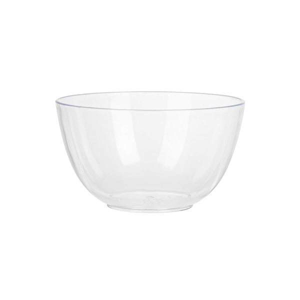 Restaurantware Mini Serve 4 Oz Round Clear Plastic Bodega Cup - 3" X 3" X 1 3/4" - 100 Count Box