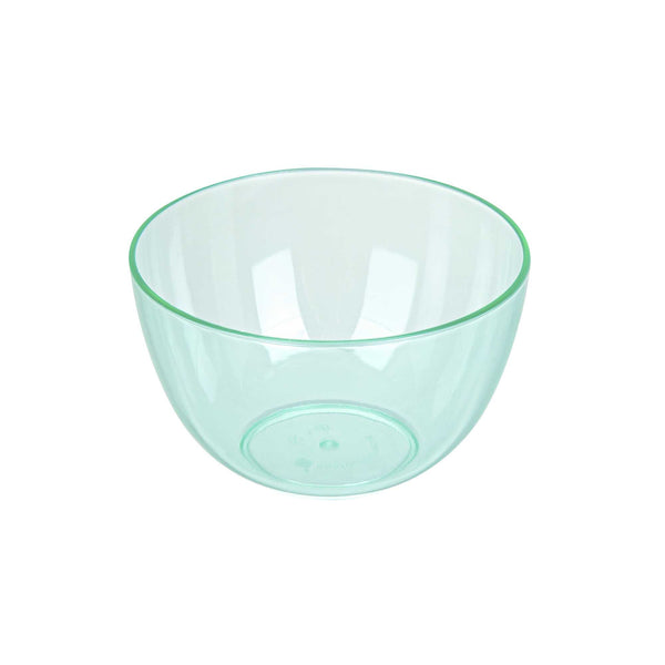 Restaurantware Mini Serve 4 Oz Round Seagreen Plastic Bodega Cup - 3" X 3" X 1 3/4" - 100 Count Box