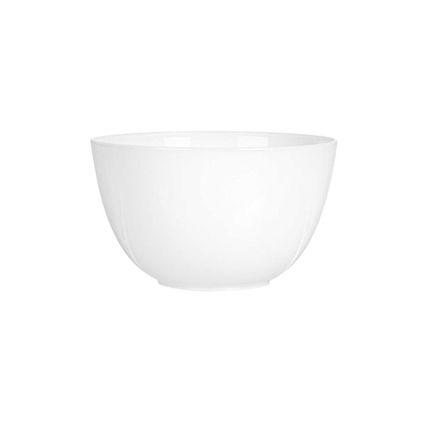 Restaurantware Mini Serve 4 Oz Round White Plastic Bodega Cup - 3" X 3" X 1 3/4" - 100 Count Box
