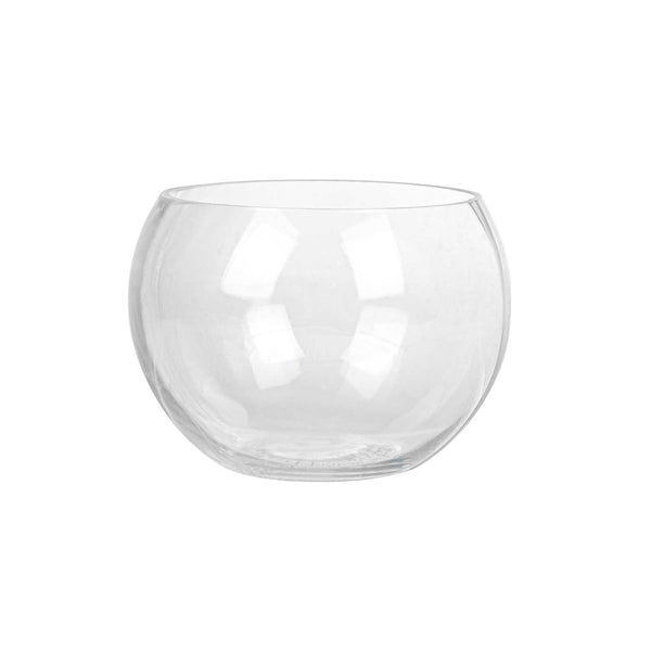 Restaurantware Mini Serve 4 Oz Sphere Clear Plastic Cup - 2 3/4" X 2 3/4" X 2 1/4" - 100 Count Box