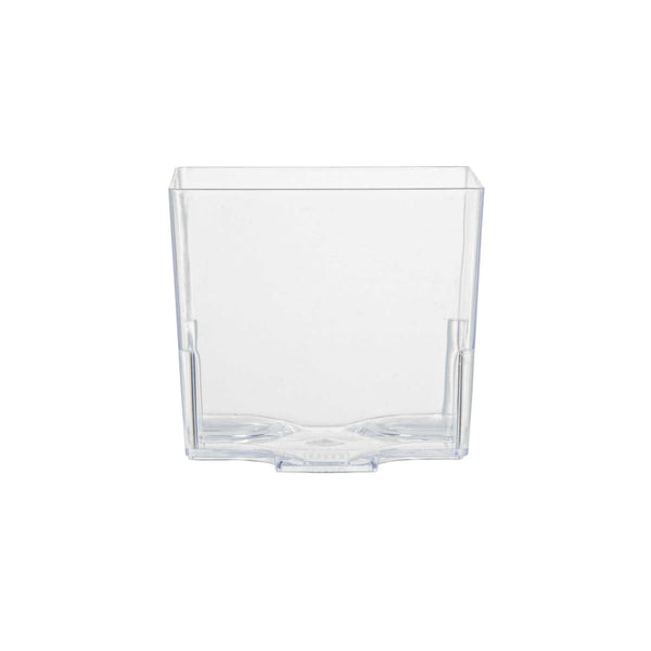 Restaurantware Mini Serve 5 Oz Square Clear Plastic Large Quadrato Cube - 2 1/4" X 2 1/4" X 2 1/4" - 100 Count Box