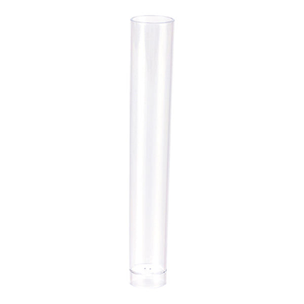 Restaurantware Mini Serve Delgado 1 Oz Clear Plastic Test Tube Glass - 3/4" X 3/4" X 5 1/4" - 100 Count Box