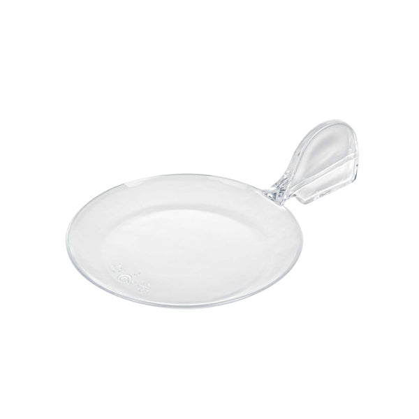 Restaurantware Mini Serve Fish Clear Plastic Tasting Plate - 3 3/4" X 2 1/2" X 1" - 100 Count Box