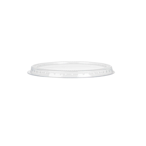 Restaurantware Mini Serve Round Clear Plastic Lid - Fits Bodega / Parfait / Cylindro Cup - 100 Count Box