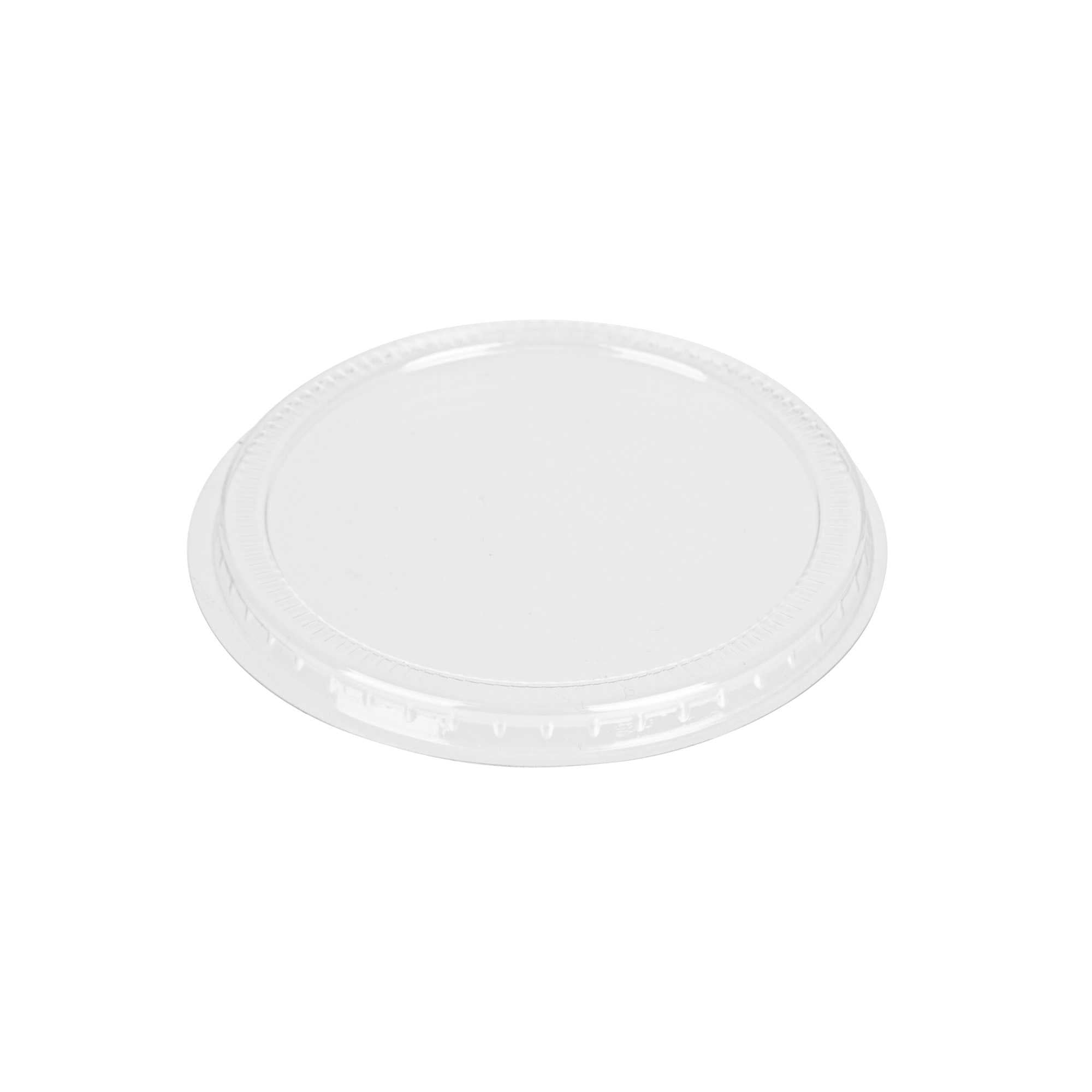 restaurantware Mini Serve Round Clear Plastic Lid - Fits Bodega / Parfait / Cylindro Cup - 100 count box