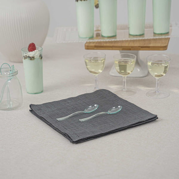 Restaurantware Mini Serve Seagreen Plastic Mini Spoon - 4" - 500 Count Box