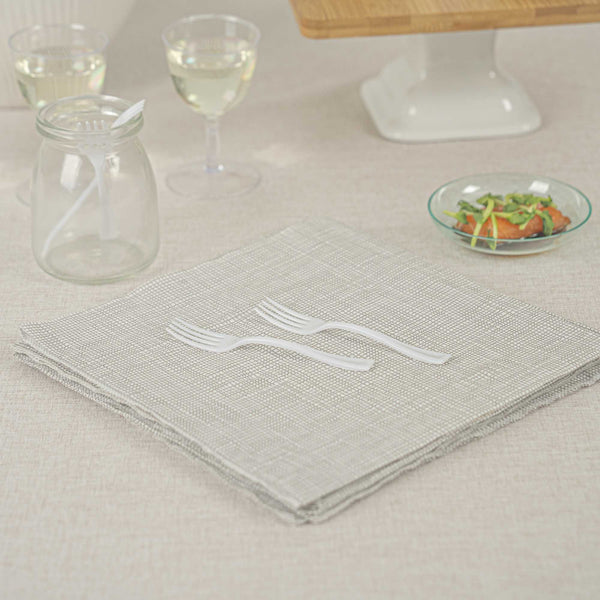 Restaurantware Mini Serve White Plastic Mini Fork - 4" - 500 Count Box