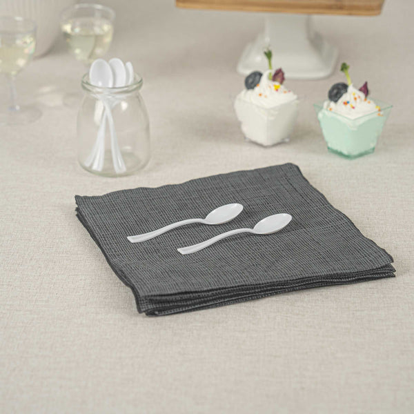 Restaurantware Mini Serve White Plastic Mini Spoon - 4" - 500 Count Box