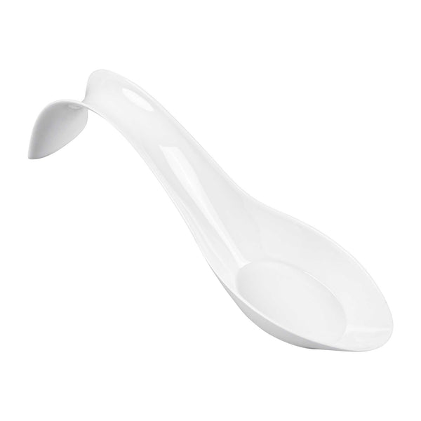 Restaurantware Mini Serve White Plastic Stiletto Spoon - 5" X 1/2" X 1 1/4" - 100 Count Box