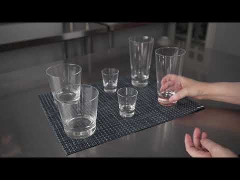 Restaurantware Moda Nude 12 Oz Collins Glass - Crystal - 2 3/4" X 2 3/4" X 7" - 12 Count Box