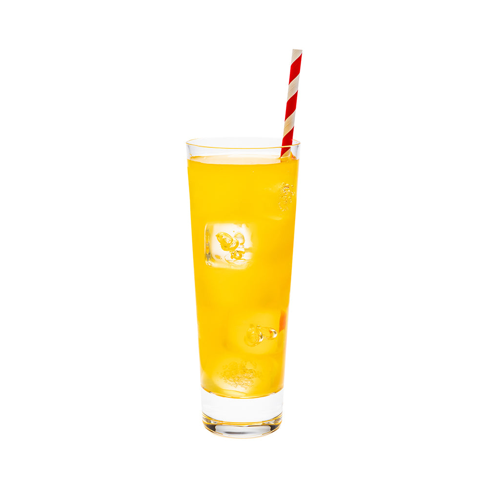 restaurantware Moda Nude 12 oz Collins Glass - Crystal - 2 3/4" x 2 3/4" x 7" - 12 count box