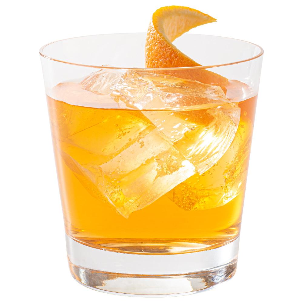 restaurantware Moda Nude 13 oz Double Old Fashioned Glass - Crystal - 3 3/4" x 3 3/4" x 4" - 12 count box