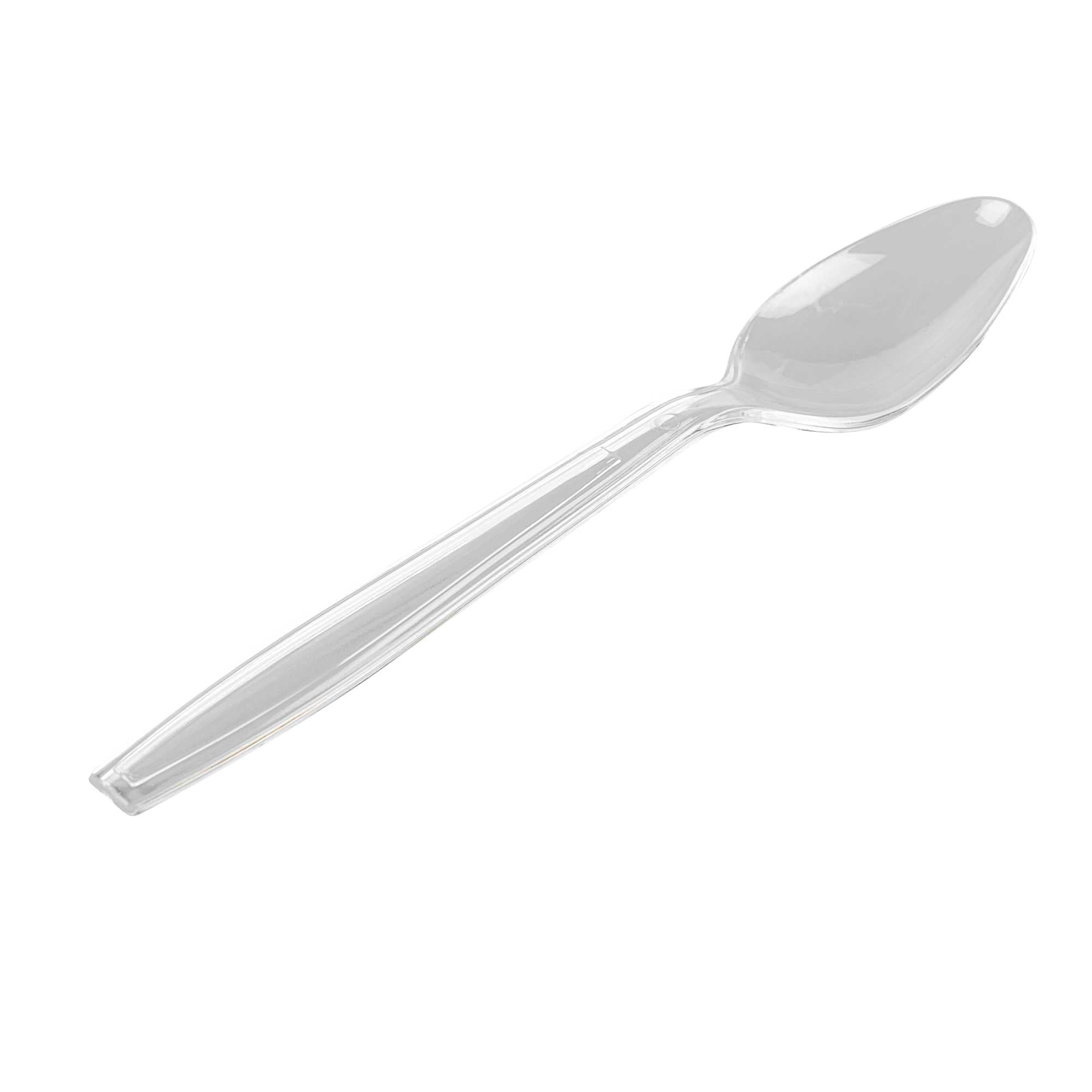 restaurantware Moderna Clear Plastic Spoon - 7 1/4" - 250 count box