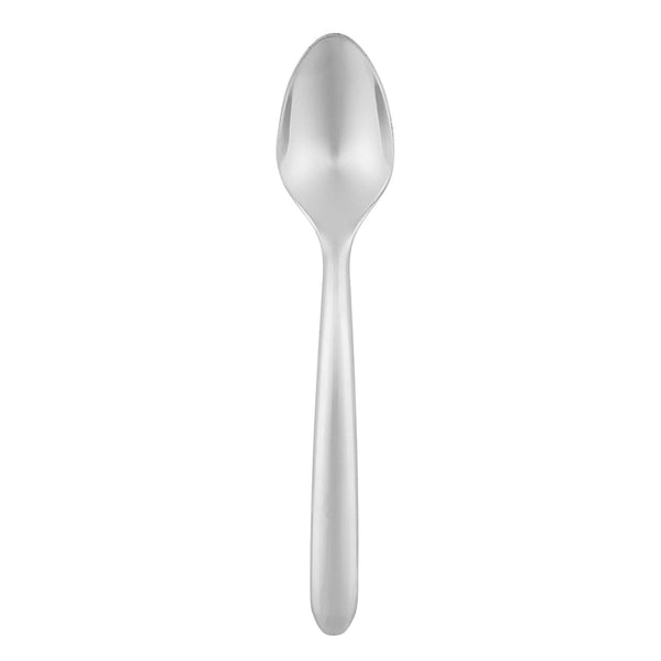 Restaurantware Moderna Silver Plastic Spoon - 7 1/4" - 250 Count Box